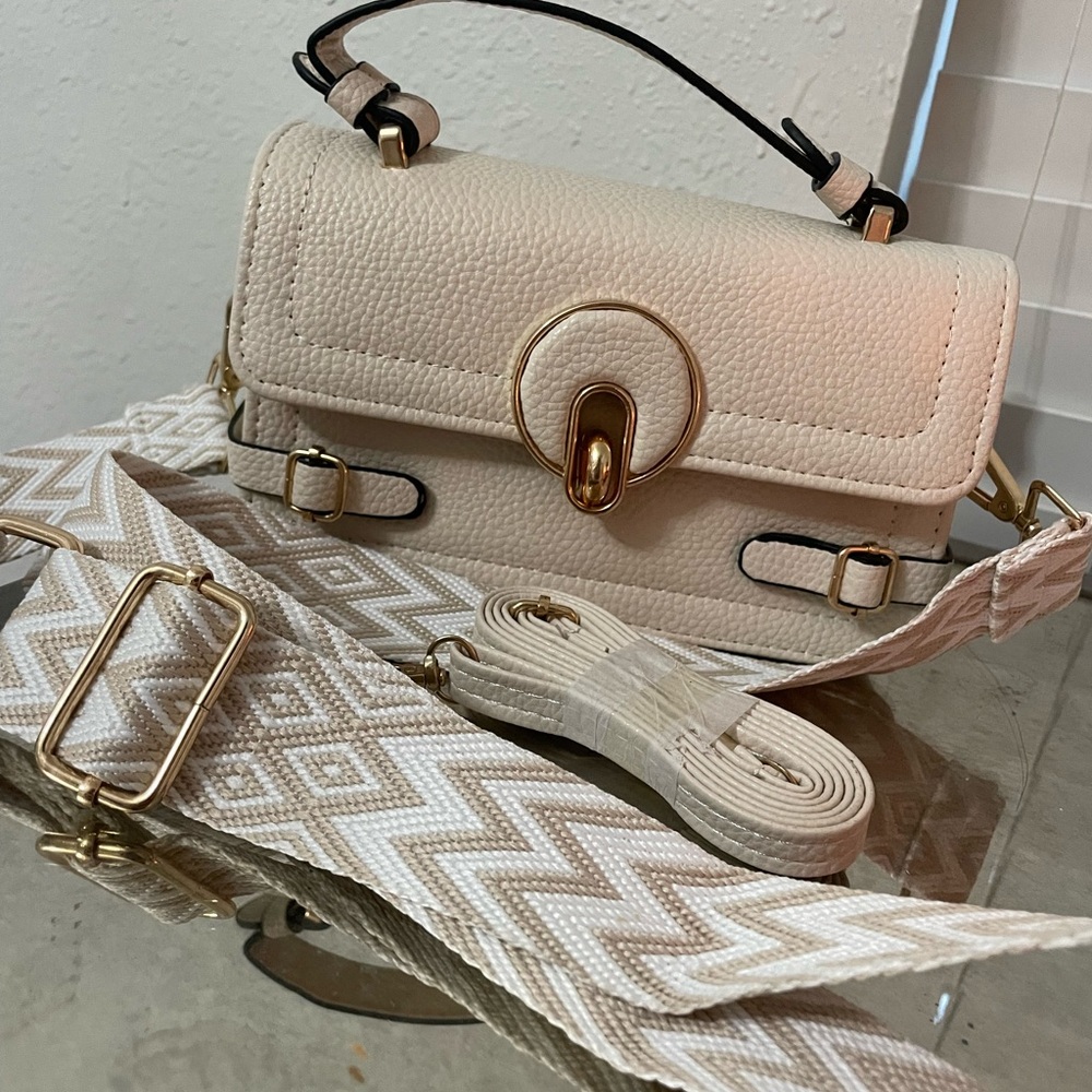 Beige handbag